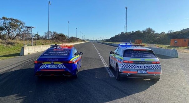 Australian Police trialling a Toyota hydrogen-powered vehicle